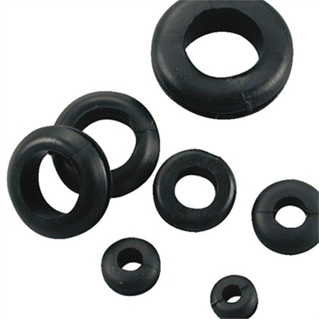 THE BEST CONNECTION 13 Piece 1/4", 5/16", 3/8" Black Vinyl Grommet Assort 4450-1H